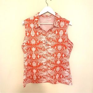 NVO sleeveless golf polo T113